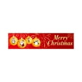 thumbnail image 2 of Vikakiooze 2023 Promotion on sale, Christmas Banner Outdoor - 98.42x19.68 Inches, Christmas Front Porch Trim, Christmas Yard Banner, Christmas Yard Trim, 2 of 6