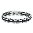thumbnail image 6 of Gents Bracelet for Men, Two Tone 14K White Gold Bracelet, Men Jewelry, 6 of 7