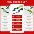 thumbnail image 3 of Encounter Cordless Hedge Trimmer, 2-in-1 Electric Shrub Trimmer and Grass Shear with 21V Battery and Charger, 3 of 12