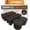 Brown, variant on Gorilla Glue Assorted Felt Furniture Sliders for Hard Surfaces, Noise-Reducing Adhesive Furniture Moving Pads with Gorilla Glue Technology (80, Brown)