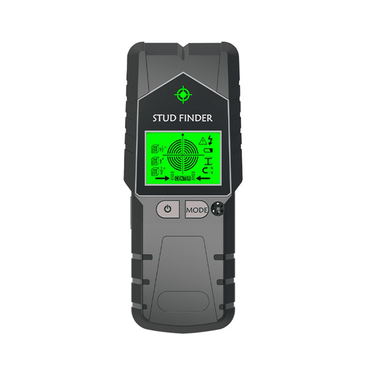 Stud Finder Wall Scanner 6 in 1 Stud Detector, Physical Nail Finding Wall Detector for Wood Metal and AC Wire Black