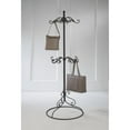 thumbnail image 3 of Tripar Black Metal 2-Tier Coat or Purse Rack, 3 of 5