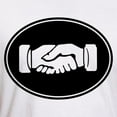 thumbnail image 3 of CafePress - Psi Upsilon Handshake T Shirt - Fitted T-Shirt, Vintage Fit Soft Cotton Tee, 3 of 4