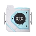 thumbnail image 1 of Ventilador de cintura portátil de 3 velocidades recargable para trabajo al aire libre (azul 5000 mah), 1 of 9