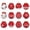 E, variant on Qwtwty 12 Pcs Christmas Ball Ornaments Set, Shatterproof Christmas Hanging Baubles with Gift Box Packaging for Xmas Tree Home Holiday Party Decor