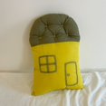thumbnail image 4 of Trayknick Soft Throw Pillow Ultra-soft Plush Pillow House Shape Plush Pillow with Soft Pp Cotton Filling Nordic Style Stuffed Pillow for Girls Bedroom Chair, 4 of 8