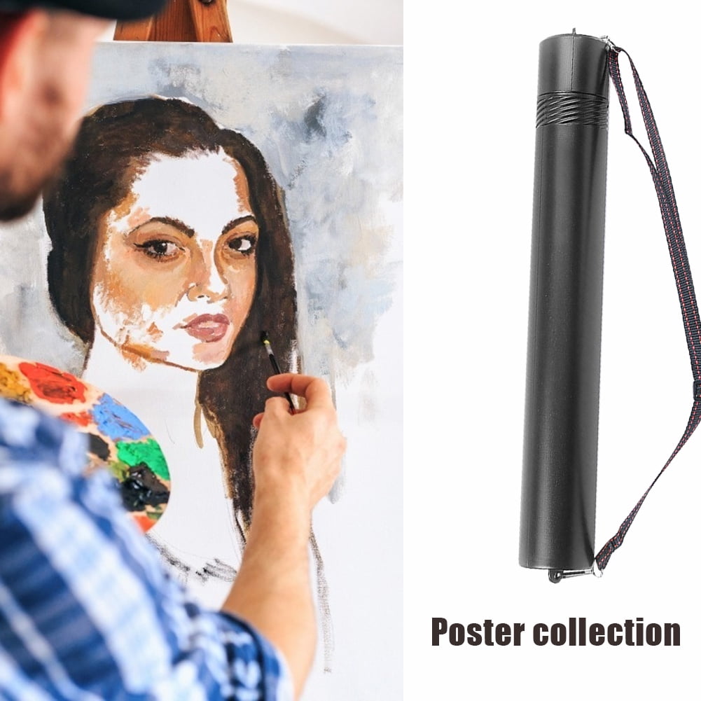 Jocestyle Adjustable Drawing Picture Storage Tube Poster Scroll Holder