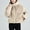 Khaki-4, variant on Black*Friday on Sale ChaoHeng Winter Jackets for Women Women's Colorblock Faux Fur Hooded Puffer Jacket,Short Warm Cotton Coat