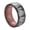 8MM, variant on Wood Inlay Band Rings for Men Women Stainless Steel Couple Matching Silver Plated Forest Tree Dainty Simple Unique Personalized Gift Jewelry 8MM 13