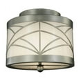 thumbnail image 3 of Meyda Tiffany 140084 Revival Deco Cilindro 2 Light 9" Wide Semi-Flush Drum Ceiling Fixture, 3 of 5