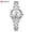 Silver Dial_Silver, variant on Korean Fashion Quartz Watch – Waterproof with Sparkling Crystal Accents