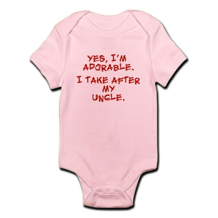 

CafePress - Adorable Like My Uncle Infant Bodysuit - Baby Light Bodysuit