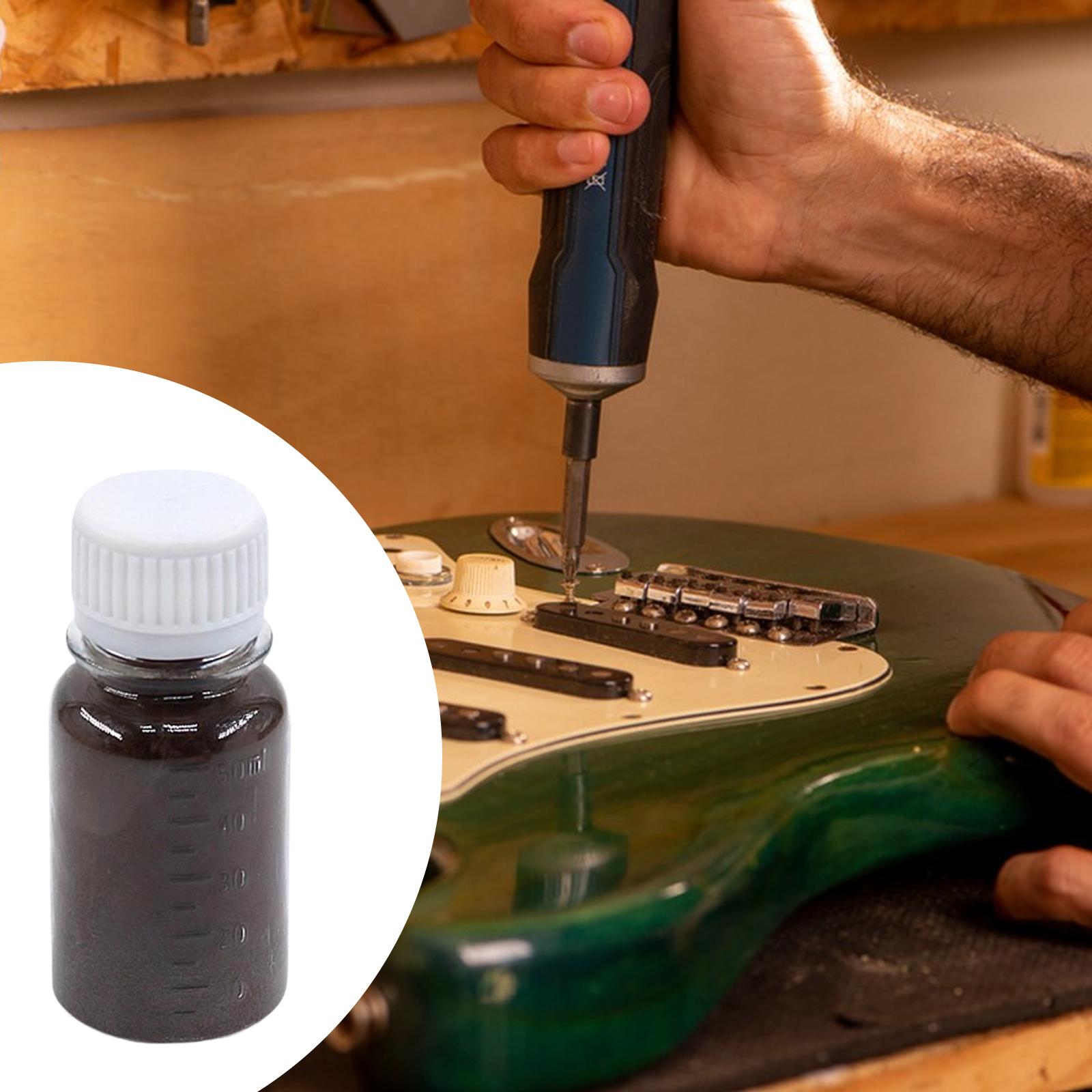 Wood Powder Fretboard Repair Guitar Maintenance Supplies 30g Bottle Convenient Size for Bridge Restoration Luthier Crowd