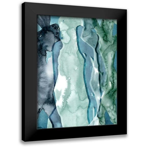 Popp, Grace 12x14 Black Modern Framed Museum Art Print Titled - Water Women I