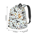 thumbnail image 4 of Cute cat Backpack for Women 16.9 inch Travel Casual Laptop Backpack Lightweight Waterproof Hiking Daypack, 4 of 7
