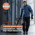 thumbnail image 2 of RefrigiWear Cooler Wear Jacket - Lightweight Insulated Workwear for Cold Storage, 2 of 6