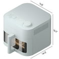 thumbnail image 5 of Chefman 8 Qt. Crispinator Air Fryer w/ Powerful DC Motor & 450°F Max Temp, Concrete, 5 of 10