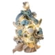 thumbnail image 1 of Mini árbol de Navidad decorativo de escritorio, árbol de Navidad nevado pequeño con luz DIY azul 30cm, 1 of 9