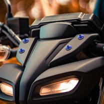 HOMEMAXS 1 Set Motorcycle Windshield Fastener 5mm Windshield Mounting Screw Motorbike Windscreen Mounting Nut Decorative Bolt Supply