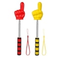 thumbnail image 1 of KAKOWELY 2pcs Telescopic Hand Pointer Classroom Pointer Stick Extendable Finger Pointer Presentation Pointer Teaching Pointer With Soft Handles13.78"X3.15"X1.18", 1 of 5
