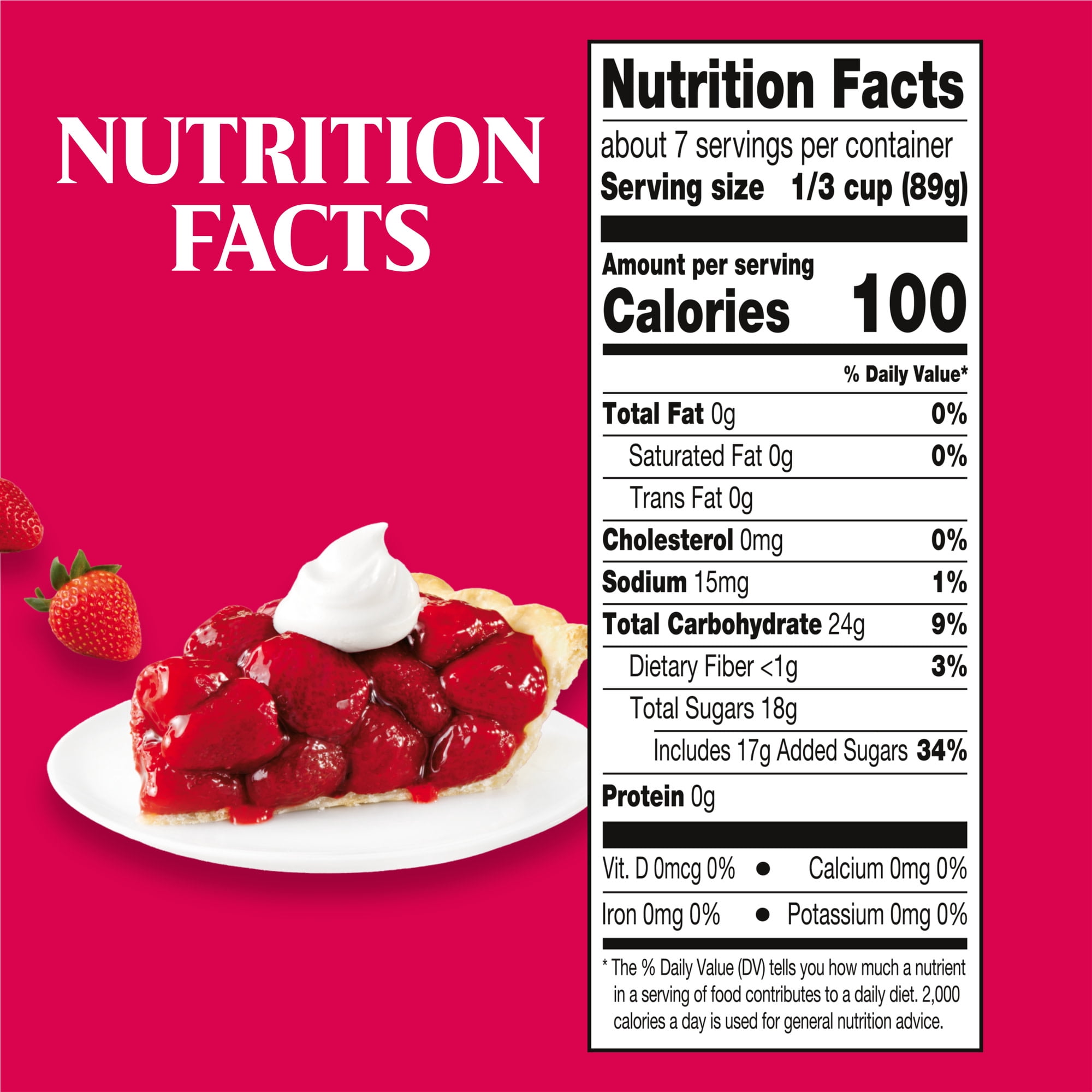 (3 pack) Duncan Hines Wilderness More Fruit, Strawberry Pie Filling and Topping, Ready to Use, 21 oz.