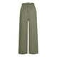 thumbnail image 3 of WILLBEST Pantalones Casuales Clásicos de Otoño para Mujer, de Talla Grande, con Pierna Ancha, Transpirables, de Viaje, de Cintura Alta, Lisos, Holgados, de Lino, para Mayor Comodidad y Estilo. XXXL, 3 of 3