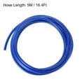 thumbnail image 2 of Uxcell Pneumatic 8mm OD PU Air Hose Tubing Kit 5M Blue with Push to Connect Fittings, 2 of 6