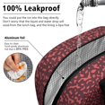 thumbnail image 5 of Insulated Lunch Bag for Women, Floral Print Oxford Fabric Lunch Box, Leakproof Thermal Cooler Tote for Work, School & Picnic, Leopard Animal Print, 5 of 5