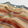 thumbnail image 7 of Kiijoy Boys Striped Casual T Shirt Short Sleeve Round Neck T-Shirt Loose Soft Tshirt, 7 of 7