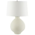 thumbnail image 4 of SAFAVIEH Costa 26 in. Glam Silver Ceramic Table Lamp with Off-white Cotton Linen Shade, 4 of 6