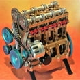 keusn engine model desktop engine, 4cylinder car engine model
