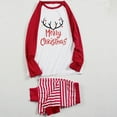 thumbnail image 2 of Odeerbi Clearance Christmas Pajamas For Family Matching Outfits Set Pjs Set Top And Long Pants Sleepwear Sets, 2 of 4