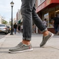 thumbnail image 4 of Men's Canvas Slip-On Shoes with Soft Sole, Comfortable Casual Skate Sneakers, Lightweight Breathable Footwear for Everyday, Travel, and Street Style, 4 of 10