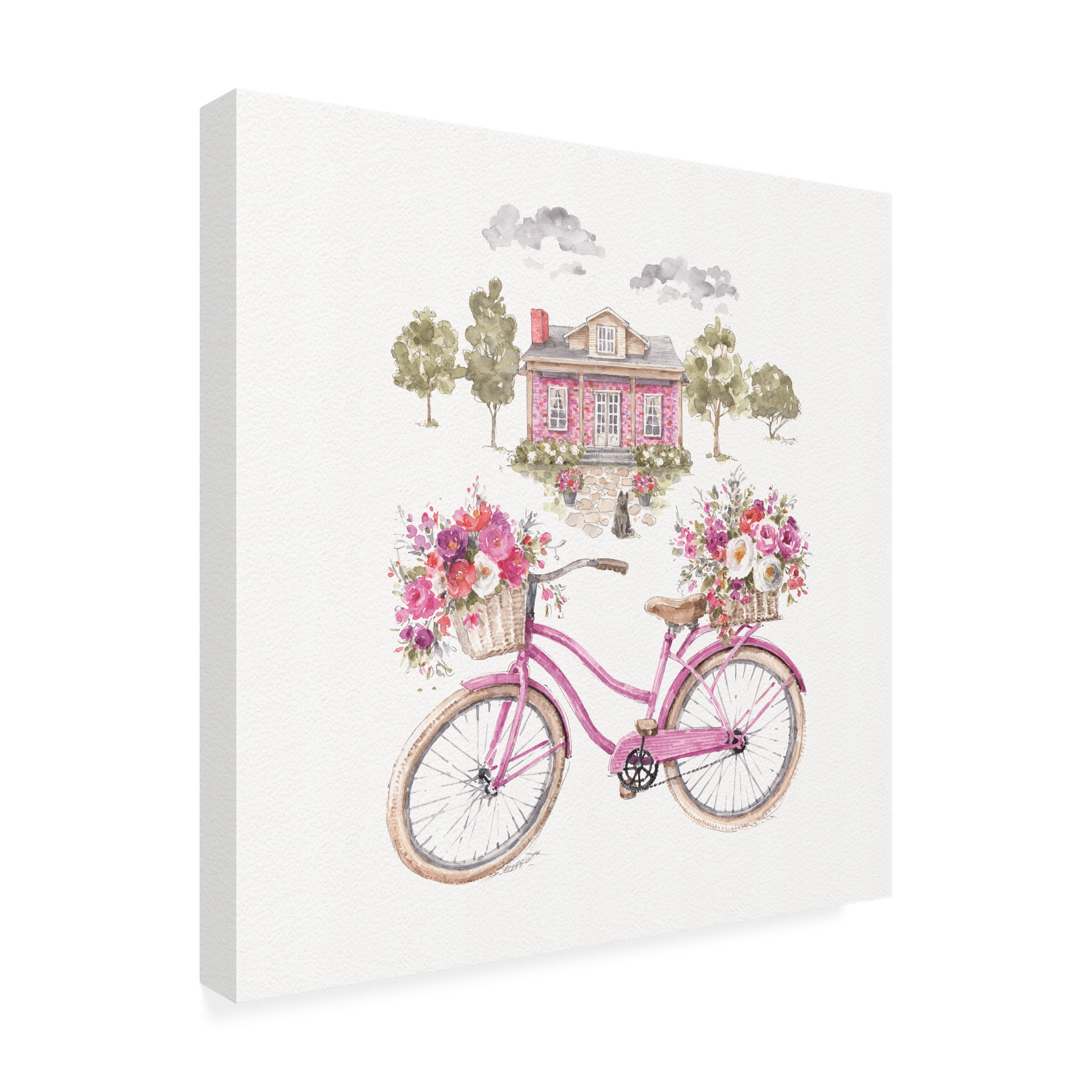 Lisa Audit 'Obviously Pink 16' Canvas Art