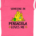thumbnail image 4 of Inktastic Someone in Pensacola Loves Me Beach Vacation Boys or Girls Baby Bodysuit, 4 of 5