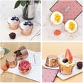 thumbnail image 2 of Aluminium Cups for Baking, 100pcs 3.5 oz Disposable Aluminum ramekins, Foil Cupcake Baking Cups, Aluminum Foil Muffin Liners, Aluminum Cups, Cupcake Ramekin Holder Cups, Ramekins for Baking, 2 of 5