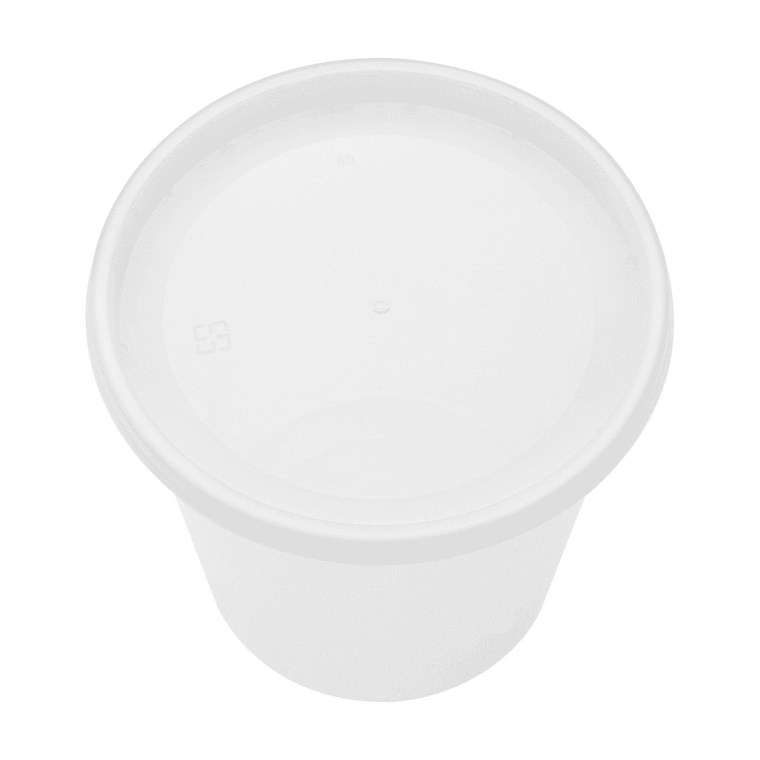 Fabri-Kal Pro-Kal Translucent PP Deli Container Lids – Fits 8oz To 32oz – 100 Pack
