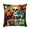 A, variant on Festival Carnival Floral Skull Decorative Pillow Cover 45x45cm Flax Linen Cushion Case for Sofa Couch Bed Halloween Themed Home Decor
