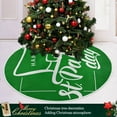 thumbnail image 6 of Coolnut St. Patrick's Day Clover Christmas Tree Skirt Tree Skirt for Holiday Party Home Christmas Day Ornaments48", 6 of 6