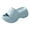 Sky Blue, variant on Chunky Cloud Bath Slippers House Shoes for Women Indoor Outdoor Fashion Casual Platform Pillow Shower Slides