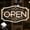 Warm White, variant on Open Sign for Business, LED Dimmable Neon Open Sign with 12V/2A Adapter, 16.5" x 10.5", Warm White, Bright LED Visibility to Light Up Window, Wall, Bar, Coffee, Salon and Store