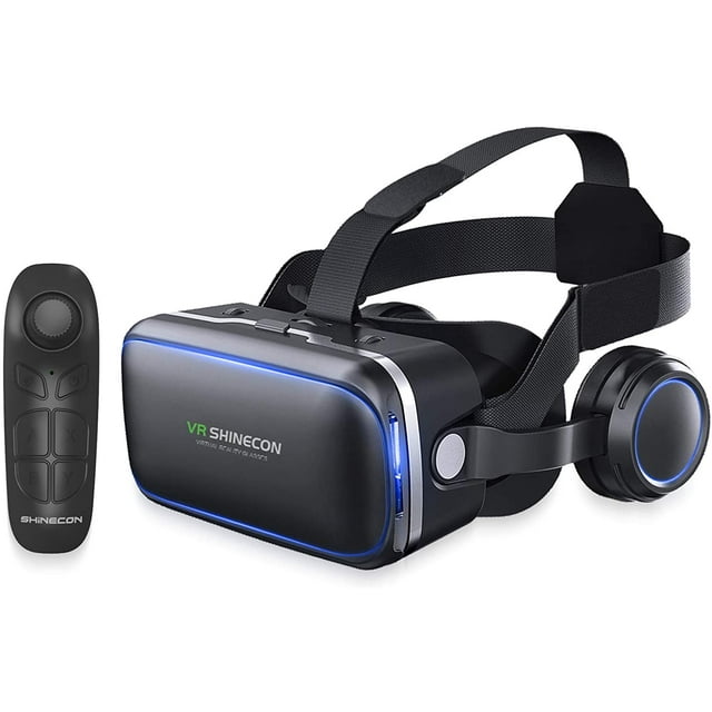 Auriculares de realidad virtual Vr para Iphone/Android, gafas HD 3d Vr para TV, películas y videojuegos - Gafas de realidad virtual compatibles con gafas Vr Sincero Hogar