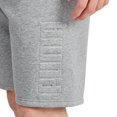 thumbnail image 4 of Puma Men’s Embossed Fleece Short, Grey, Medium, 4 of 5