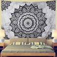 thumbnail image 2 of Fabric Mandala Flower Print Tapestry-MDL3-150*130cm, 2 of 5