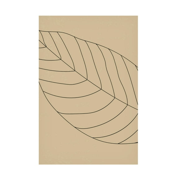 Trademark Fine Art jay stanley Minimal Leaves 2 Canvas Wall Art