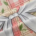 thumbnail image 5 of Manfei Patchwork Plaid Bow Blackout Curtains,Floral Stitch Window Curtains Pack of 2 (38x45 Each), 5 of 6