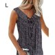 thumbnail image 1 of Camiseta sin mangas con estampado sin mangas sin mangas con cuello en V para mujer, chaleco de verano, negro, L tholdsy AP002122-11, 1 of 7