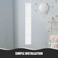 thumbnail image 4 of EXHUMKY 1Jgo Adhesivo De Pared Con Gráfico De En Acrílico Plateado Con Funcional, 4 of 7