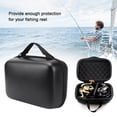 thumbnail image 2 of Durable Fishing Reel Case Cover PU Leather Hard Fishing Reel Protective Case Pouch Waterproof Shockproof Storage Box[Large size], 2 of 9