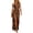 Brown, variant on EliteGoogv Womens One Shoulder Dresses Asymmetrical Pleated Slit Satin Dresses For Women Slim Fit Side Slit Summer Dresses Evening Wedding Guest Dresses GN3